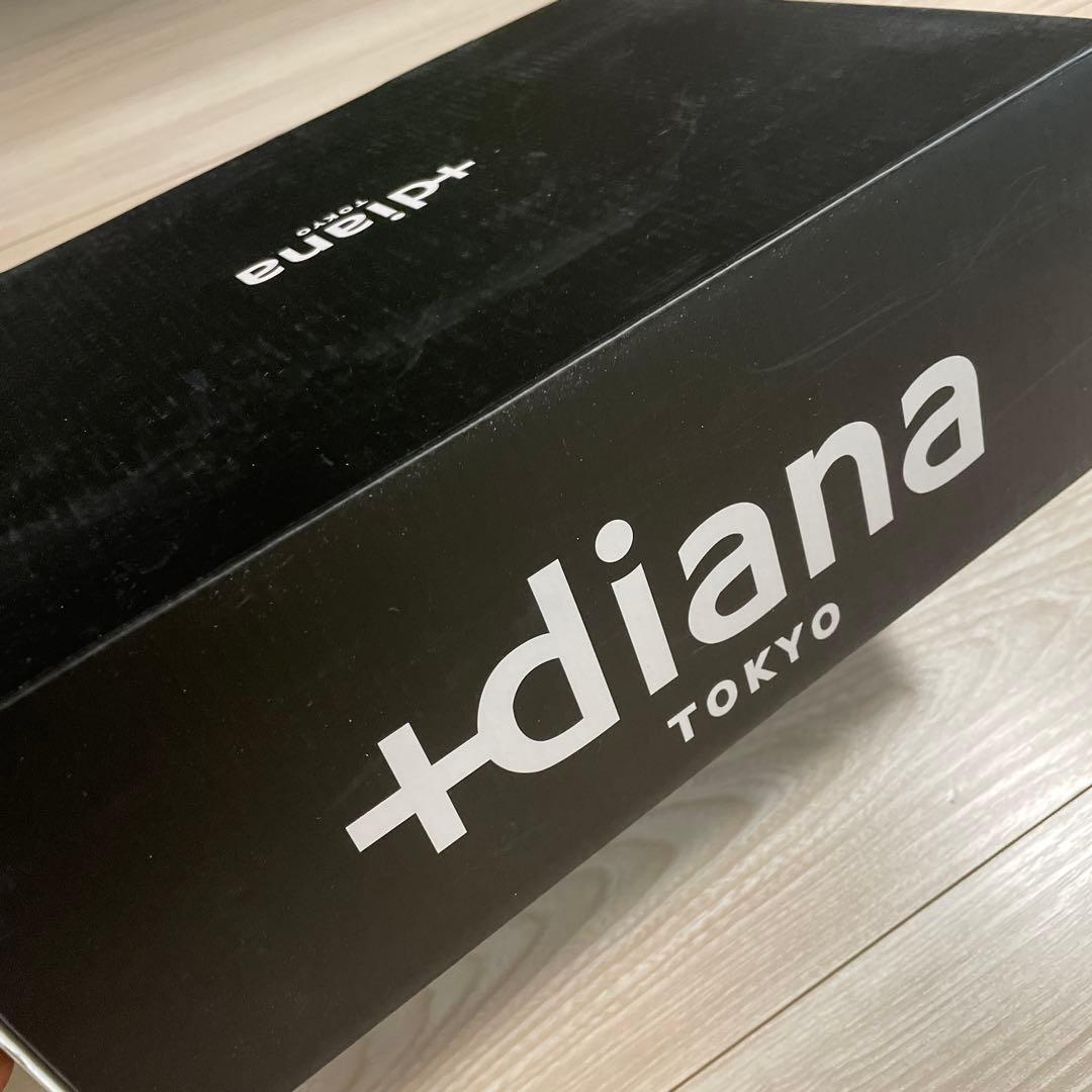 レディース　スニーカー　黒　+diana プラスダイアナ　インヒール24.5cm