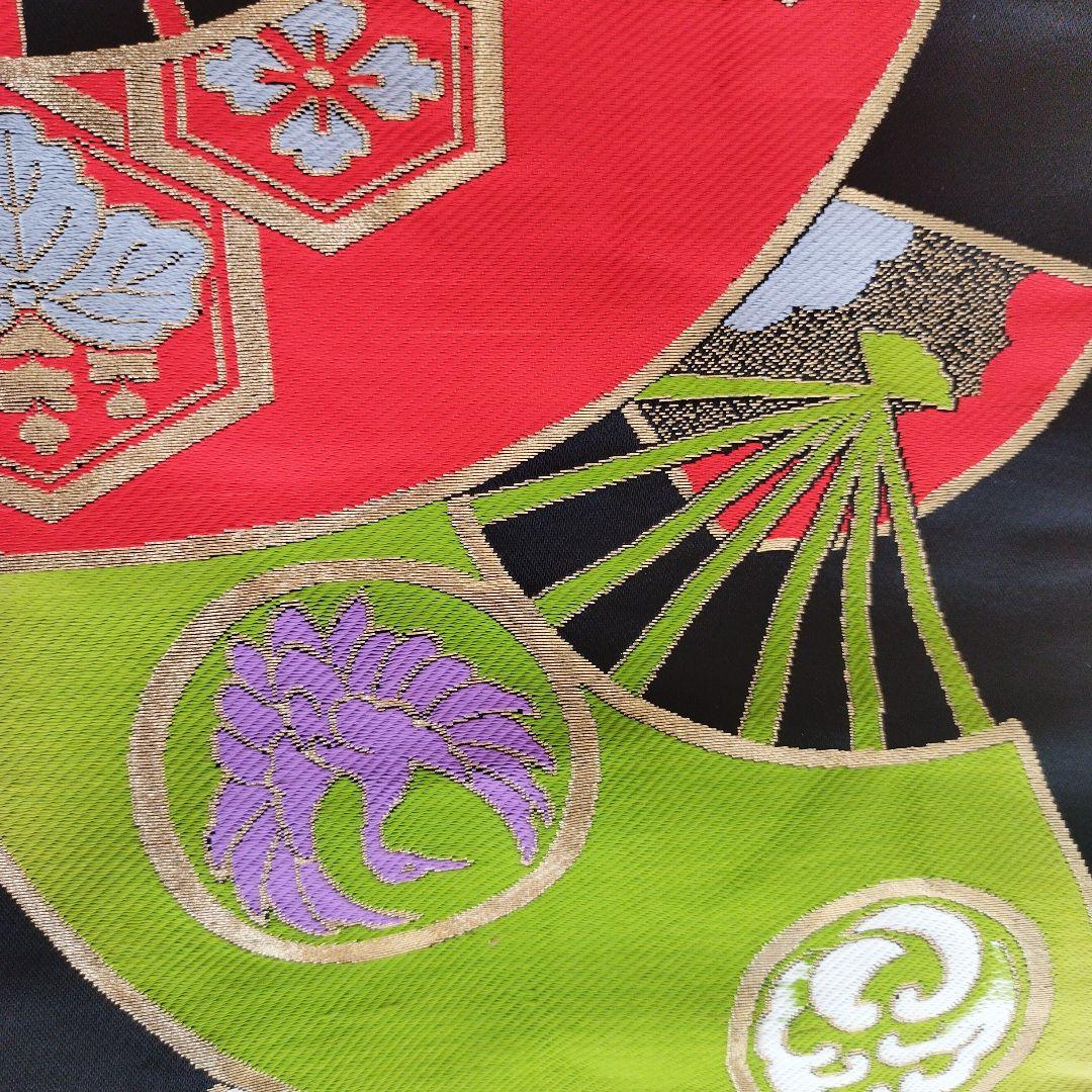 アンティーク白地の着物と袋帯セット