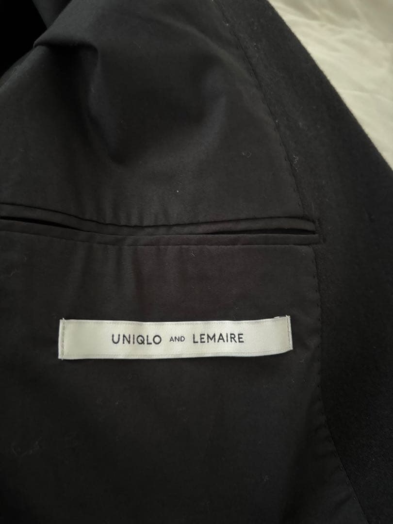 【美品】UNIQLO ルメール 黒 ロングコート L