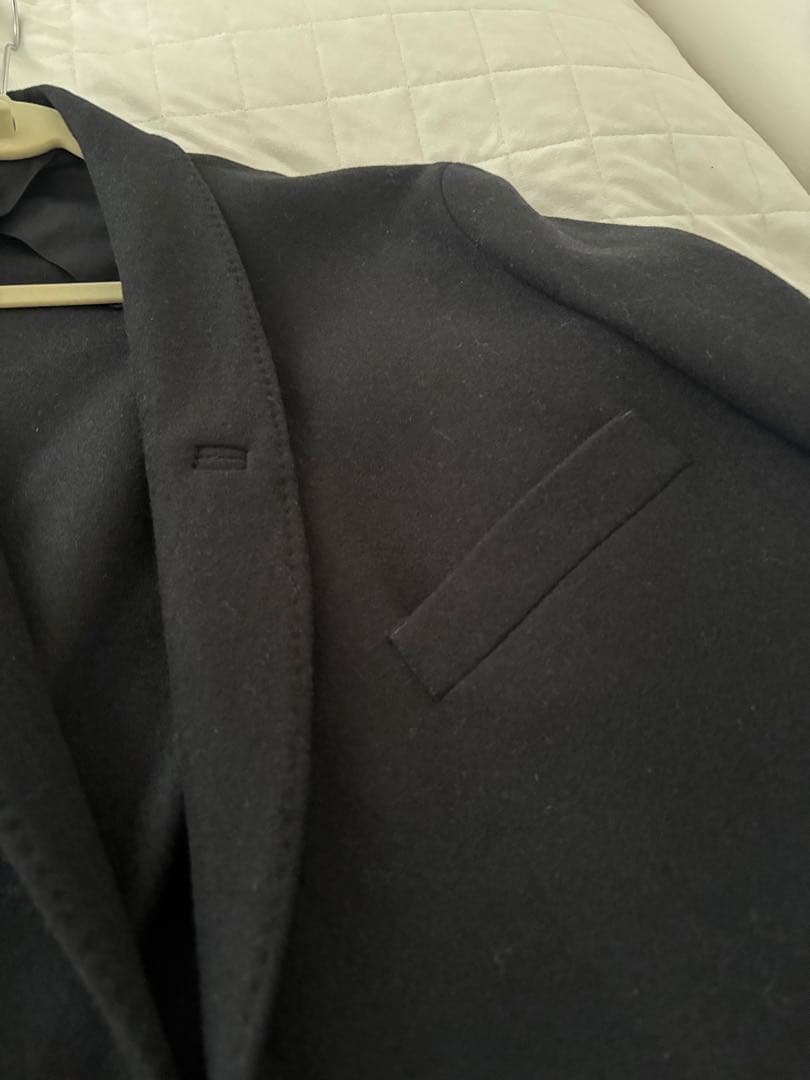 【美品】UNIQLO ルメール 黒 ロングコート L