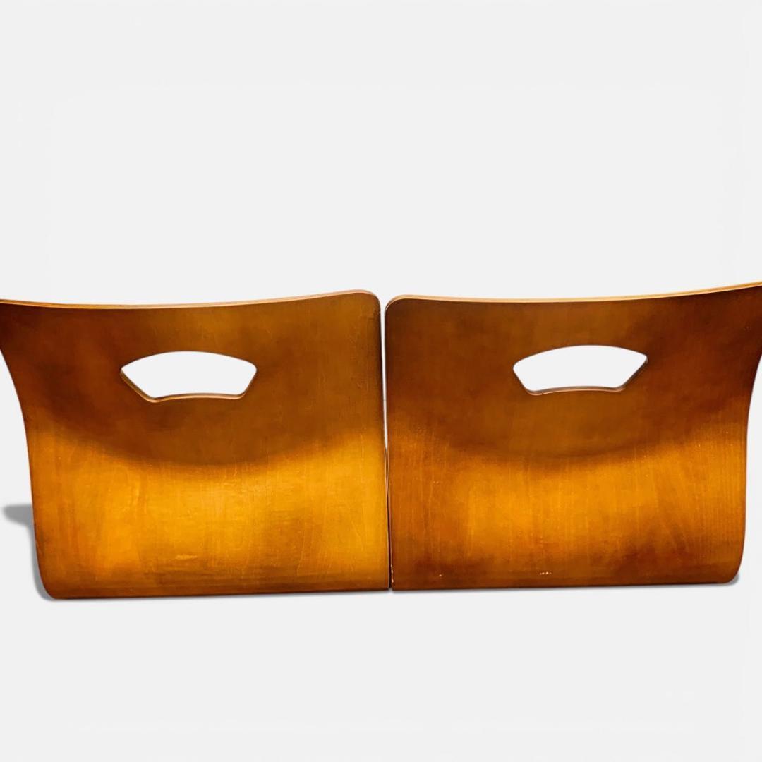 Simple Life 木製 曲げ木 座椅子 GZ-395 5脚セット レトロ