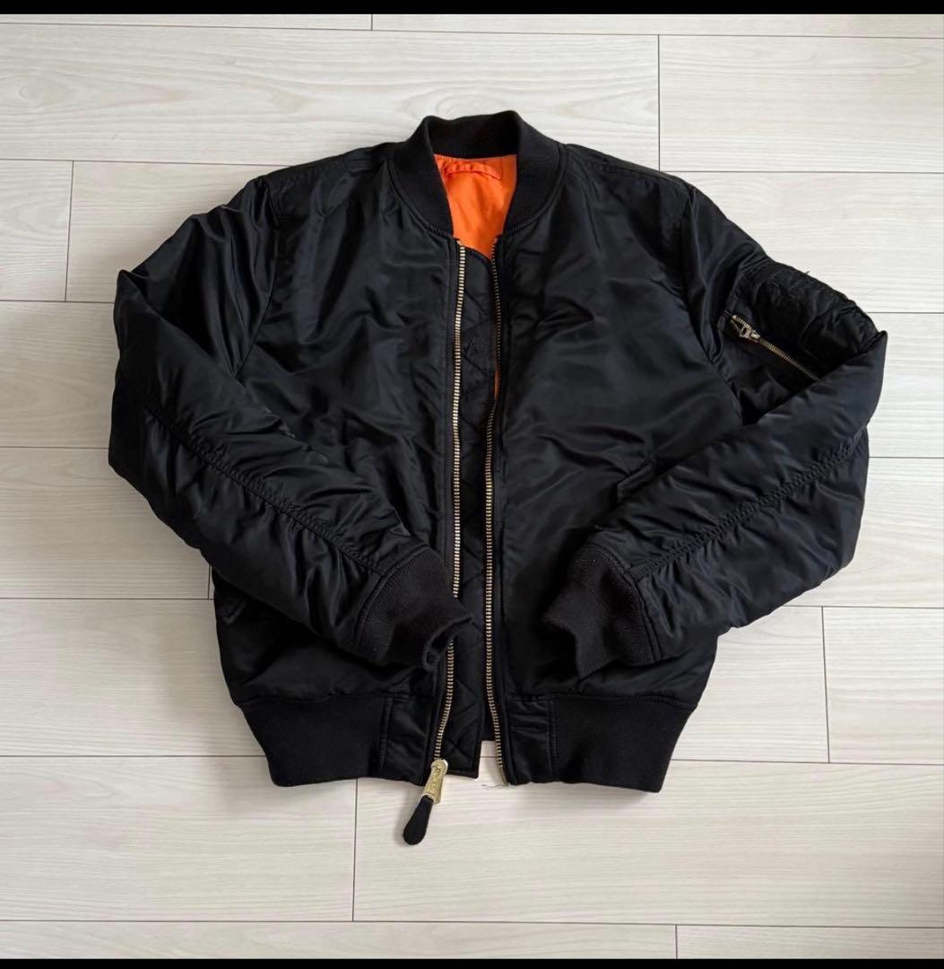 アルファ ma-1ジャケット