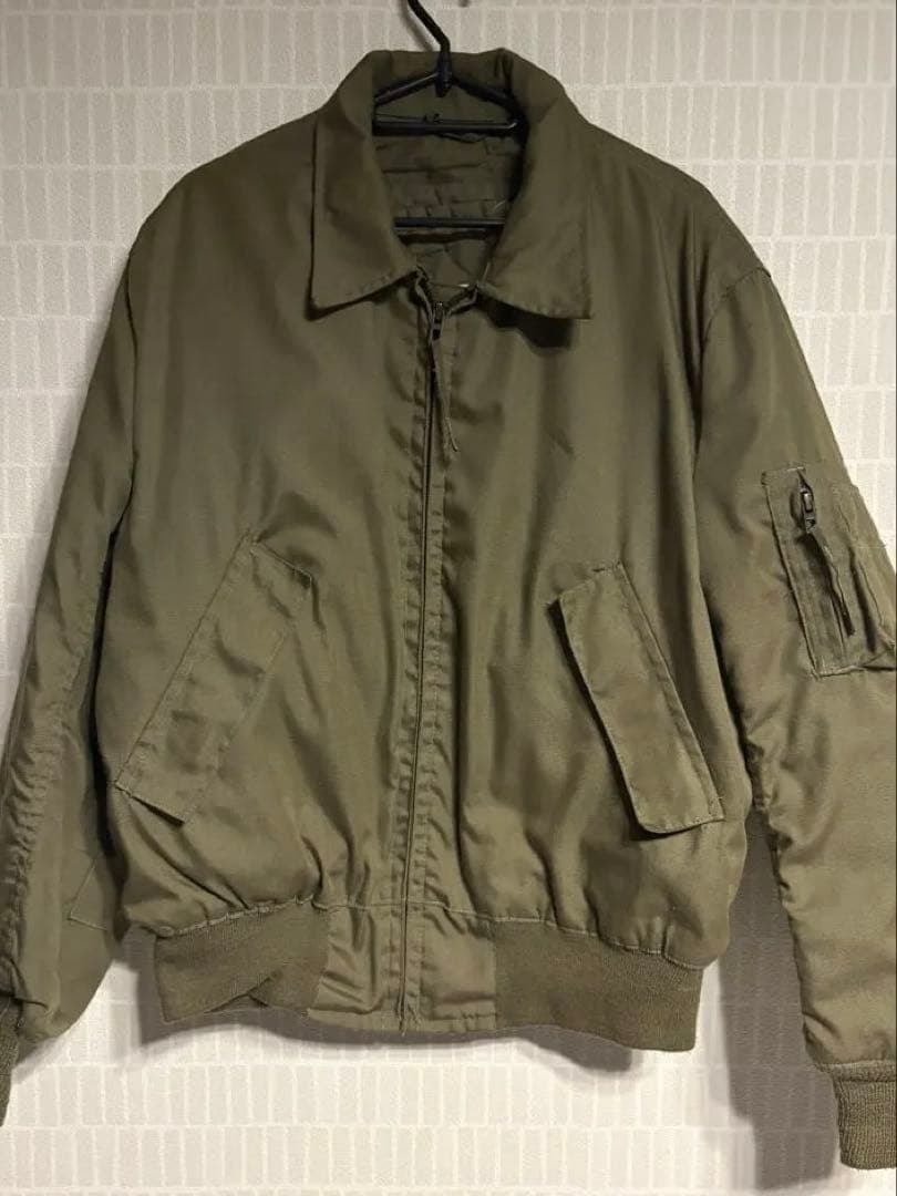 【米軍実物】91年製 CVCジャケット タンカース M-LONG ノーメックス