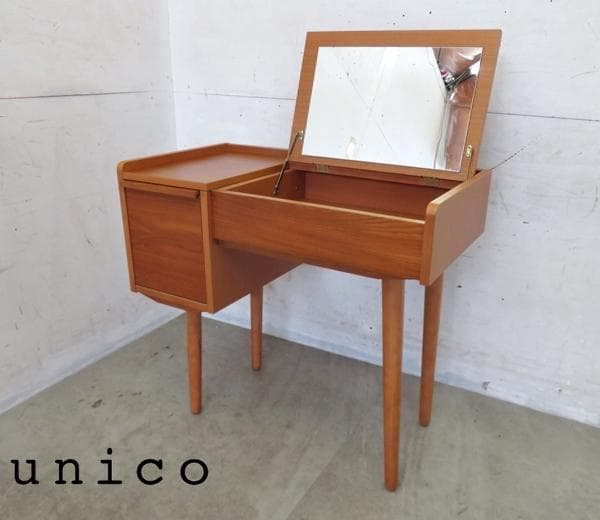 展示品■ウニコ■ウォールナット材■アルベロ■ドレッサー■ナチュラルモダン■