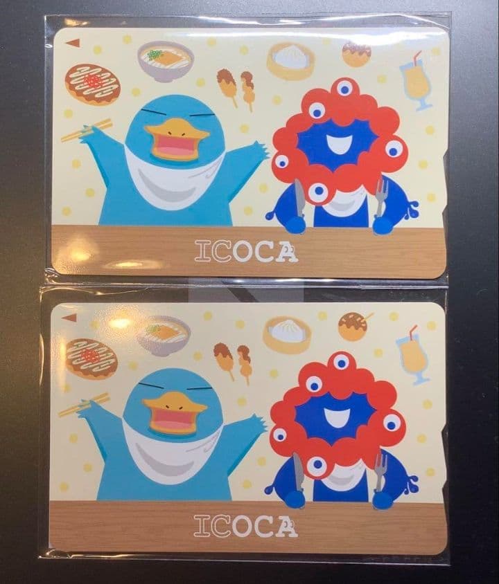 関西万博限定 イコちゃん ミャクミャク 2枚セット ICOCA カード2枚セット