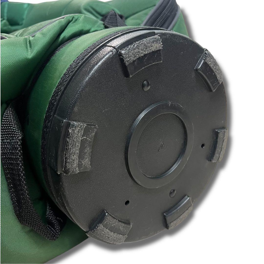 ヴィンテージ 美品 パーリーゲイツ キャディバッグ モスグリーン カーキ ゴルフ