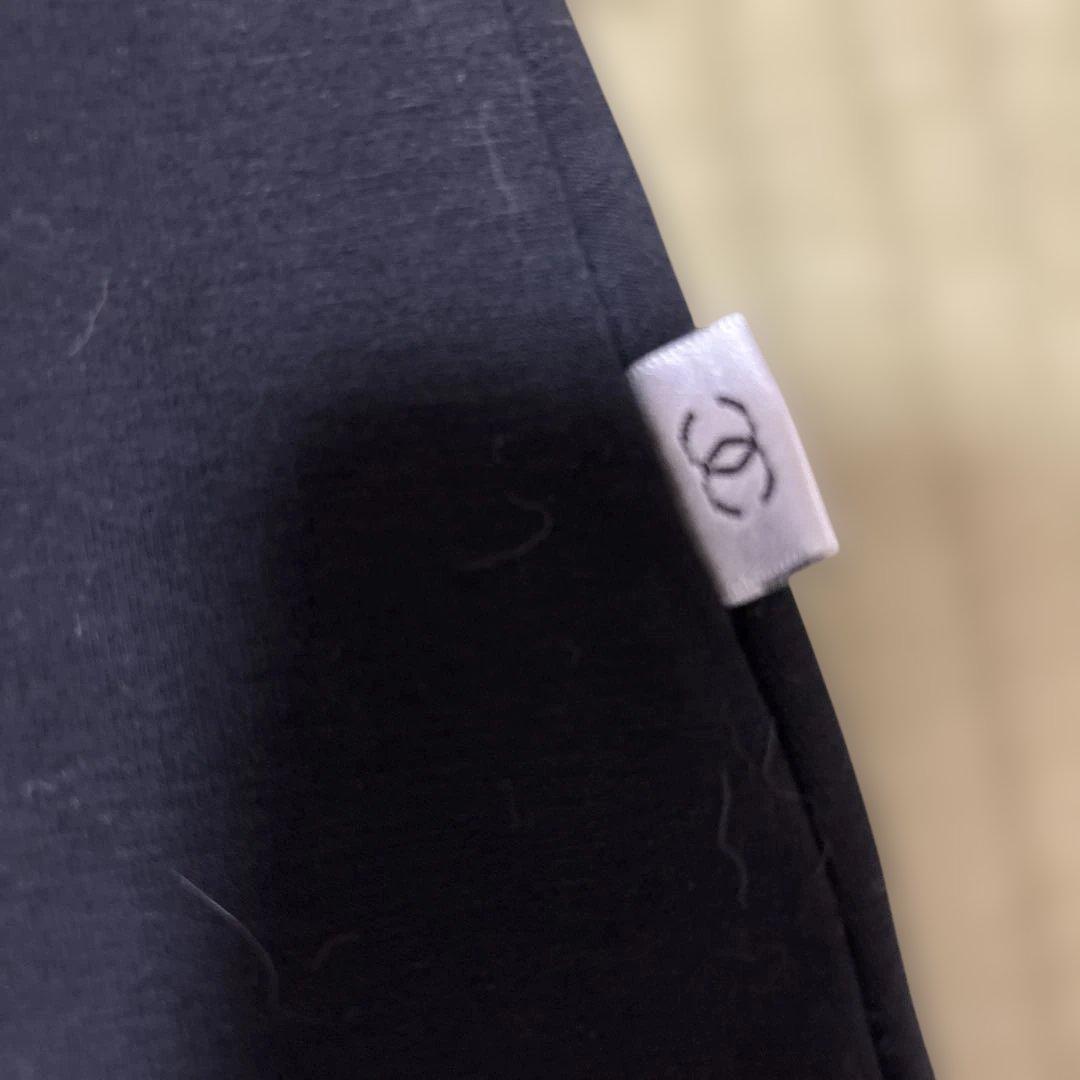 CHANEL ブラック シャツ XL ココロゴ
