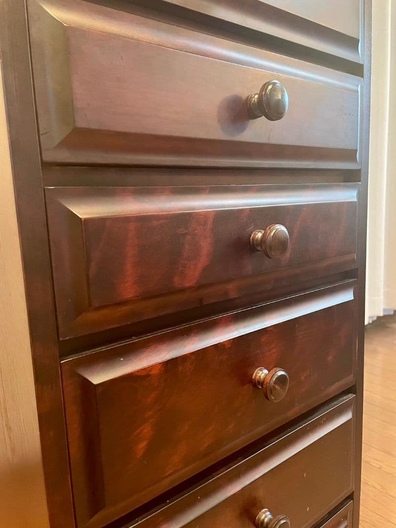 送料込み 旭川家具 NEW北海 ミニチェスト 487MI 天然木 和光