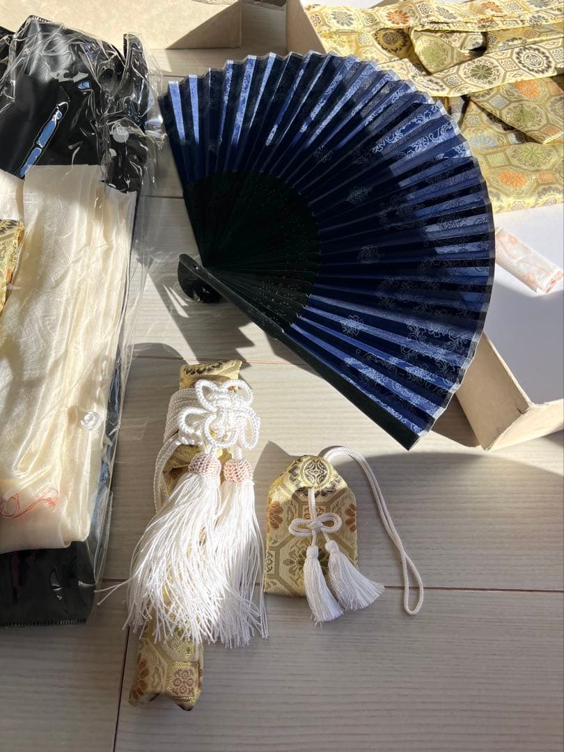 nana　着物　袴　羽織　長襦袢　小物　雪駄 腰紐３本フルセット