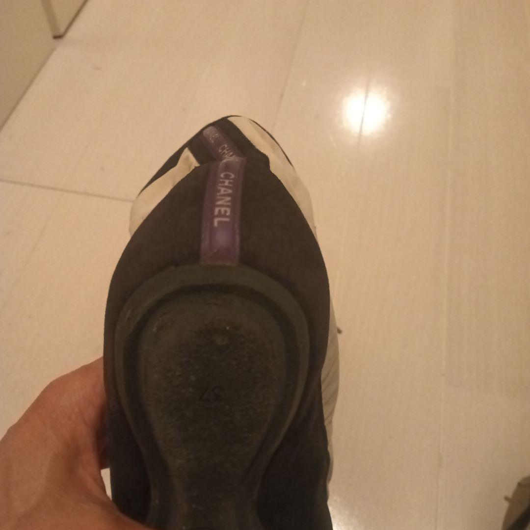 CHANEL スニーカー ホワイト/ブラック いいね辞めてください最終値下げ