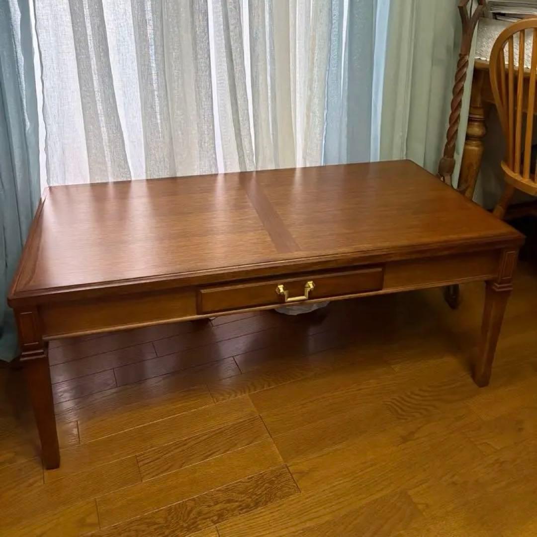 マルニ地中海センターテーブル 引き出し付き