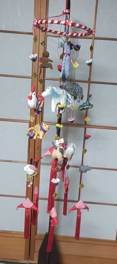 ちりめん細工　吊り飾り　干支　8　つるし飾り　下げもん