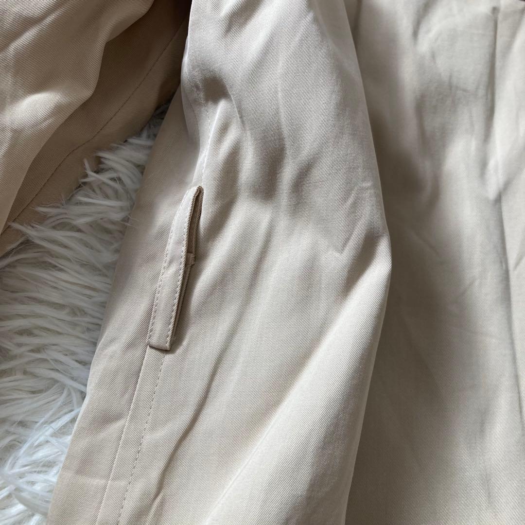 バーバリーロンドン　ステンカラーコート　ノバチェック　大きいサイズ　13号