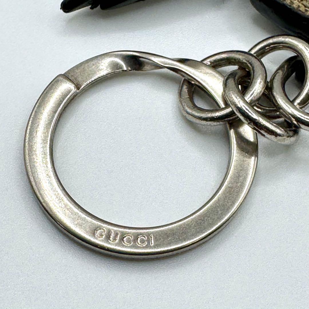 GUCCI グッチ GGスプリーム キングスネーク ケース キーリング付き