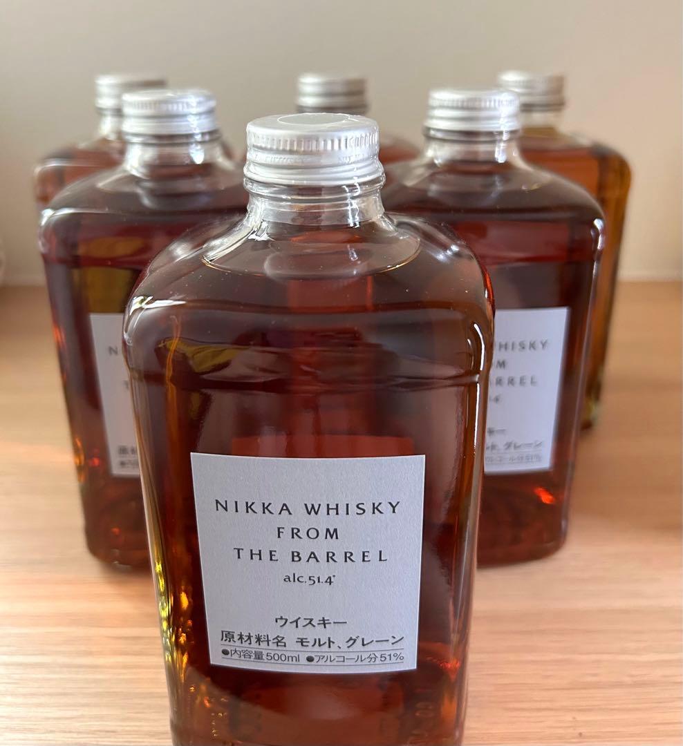 ニッカフロムザバレル 6本  alc.51% 500ml