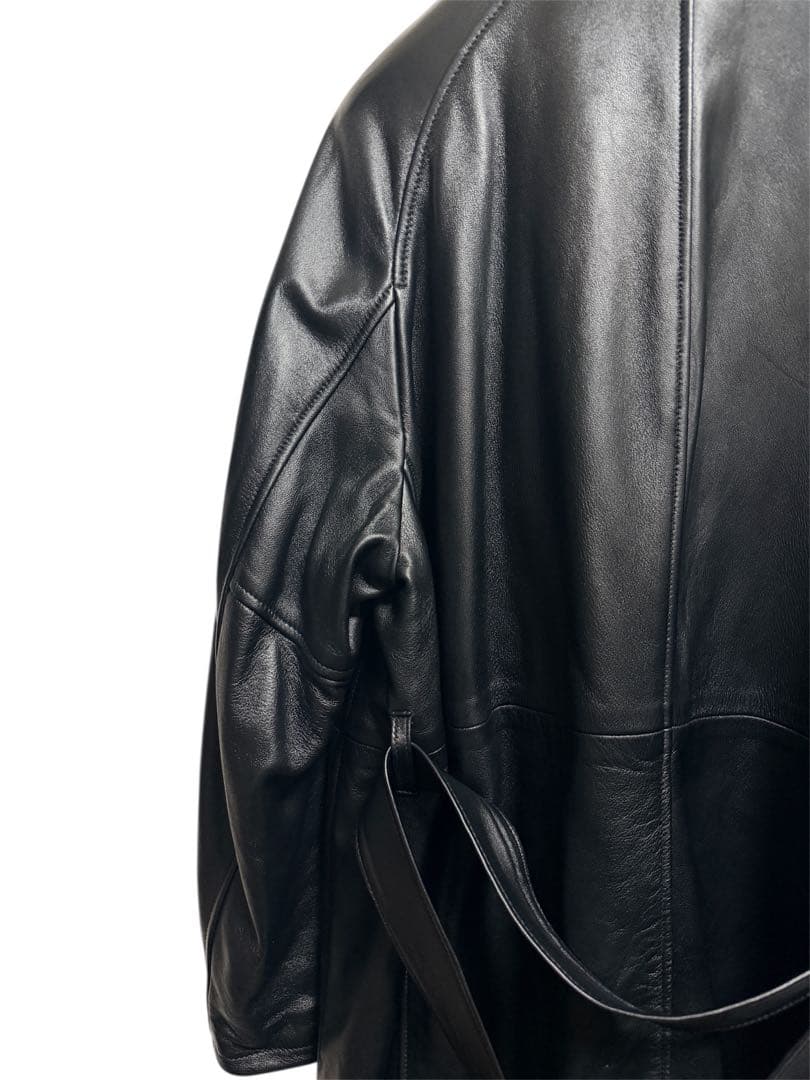 【超美品】Supreme × Schott レザートレンチコート