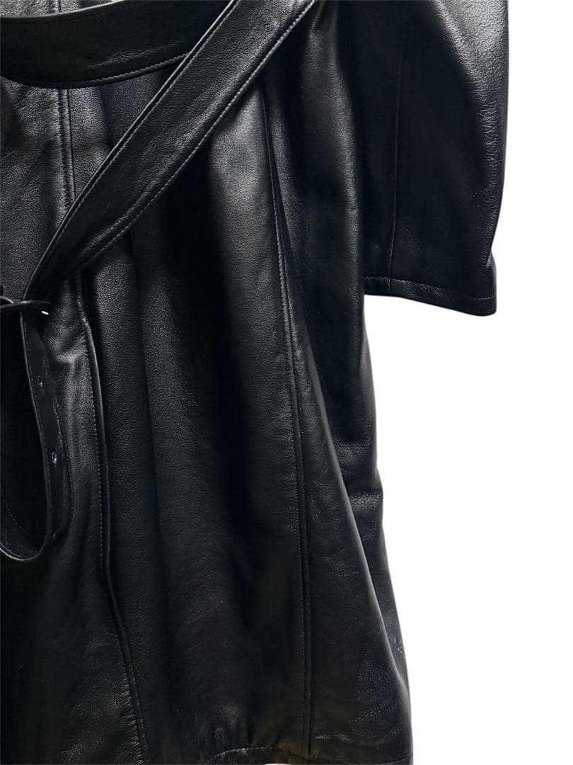 【超美品】Supreme × Schott レザートレンチコート