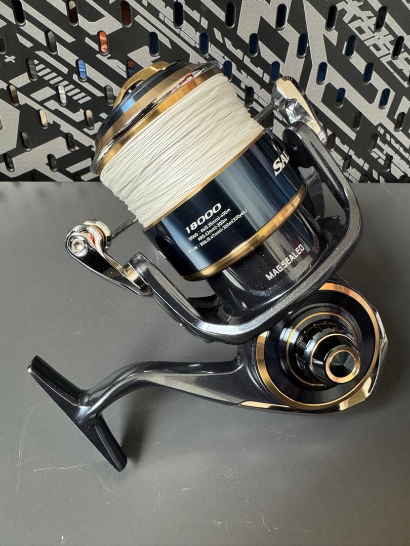 ダイワ　ソルティガ18000H　20000スプール　ライン付