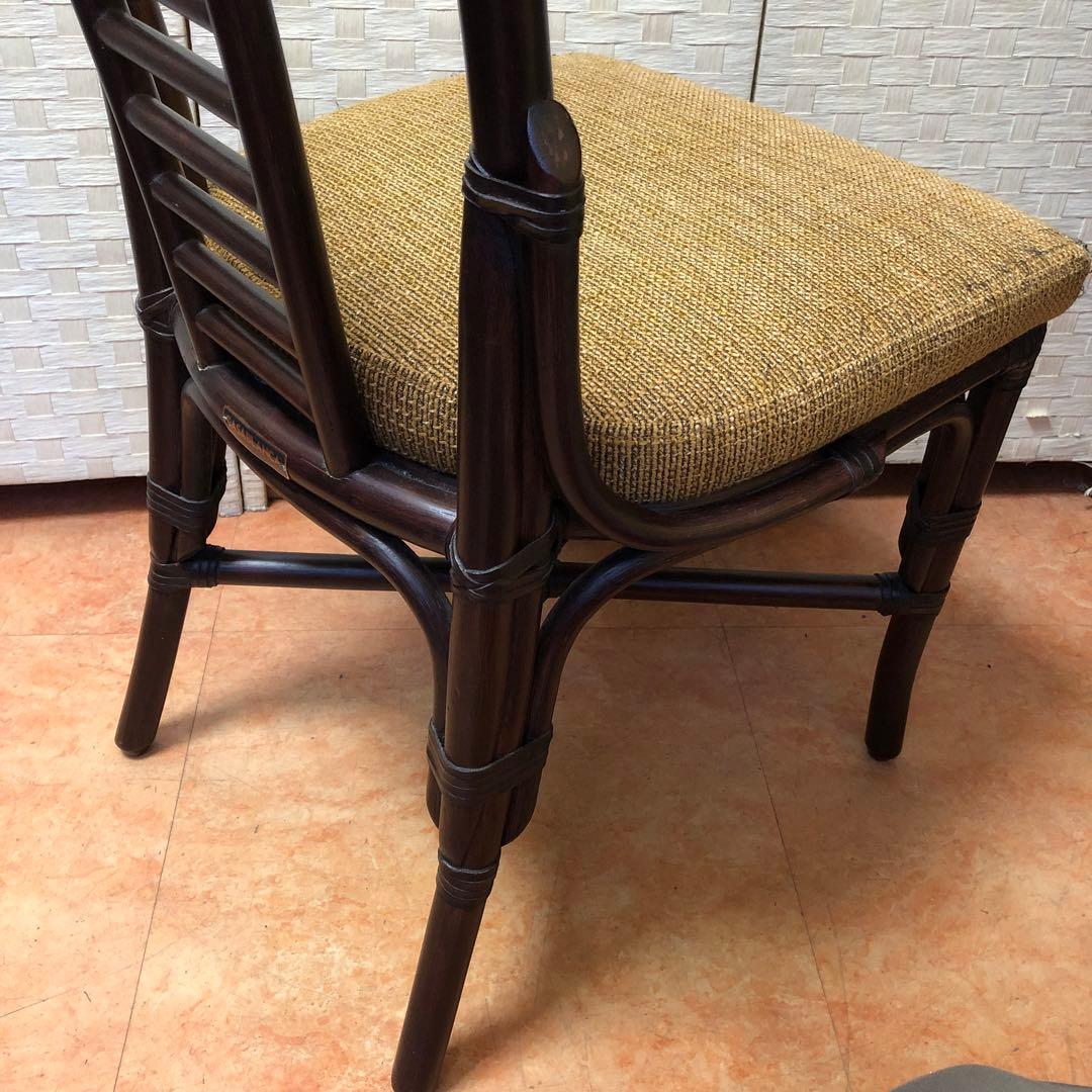 Casablanca　カサブランカ　ラタン　ダイニングチェア