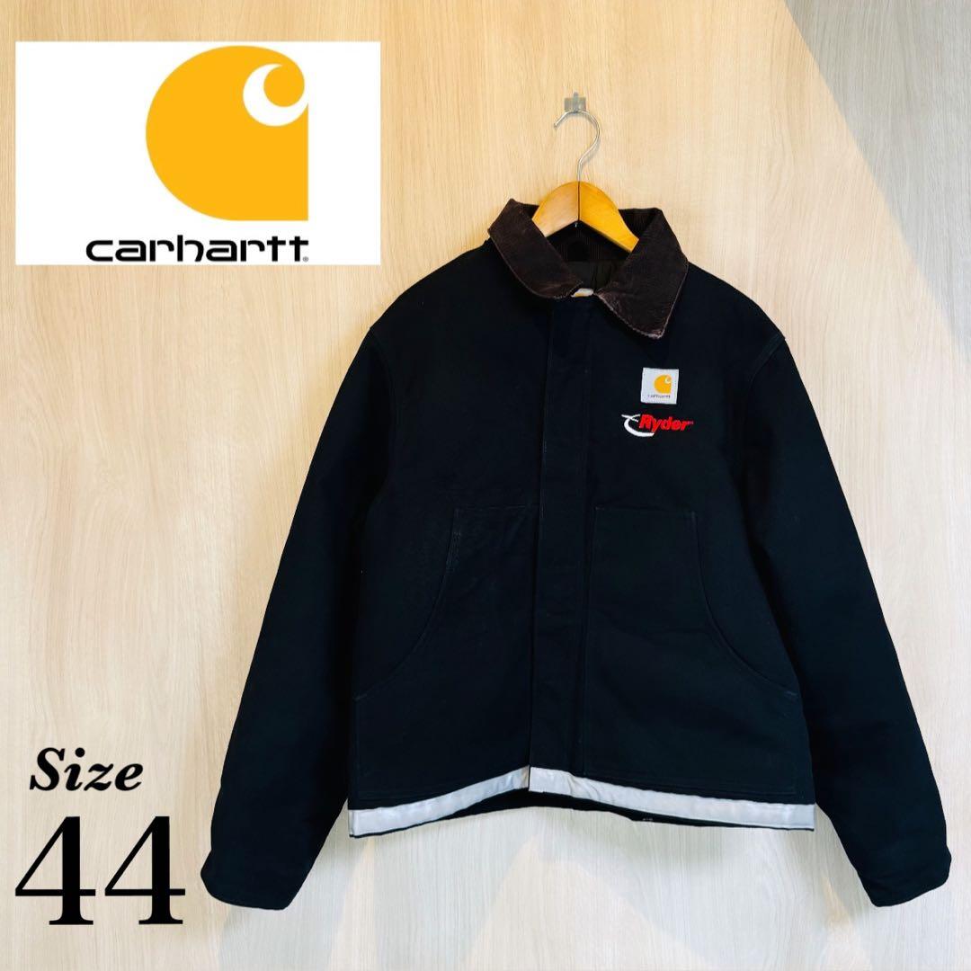 【USA製】Carhartt トラディショナルジャケット J02 企業ロゴ 44