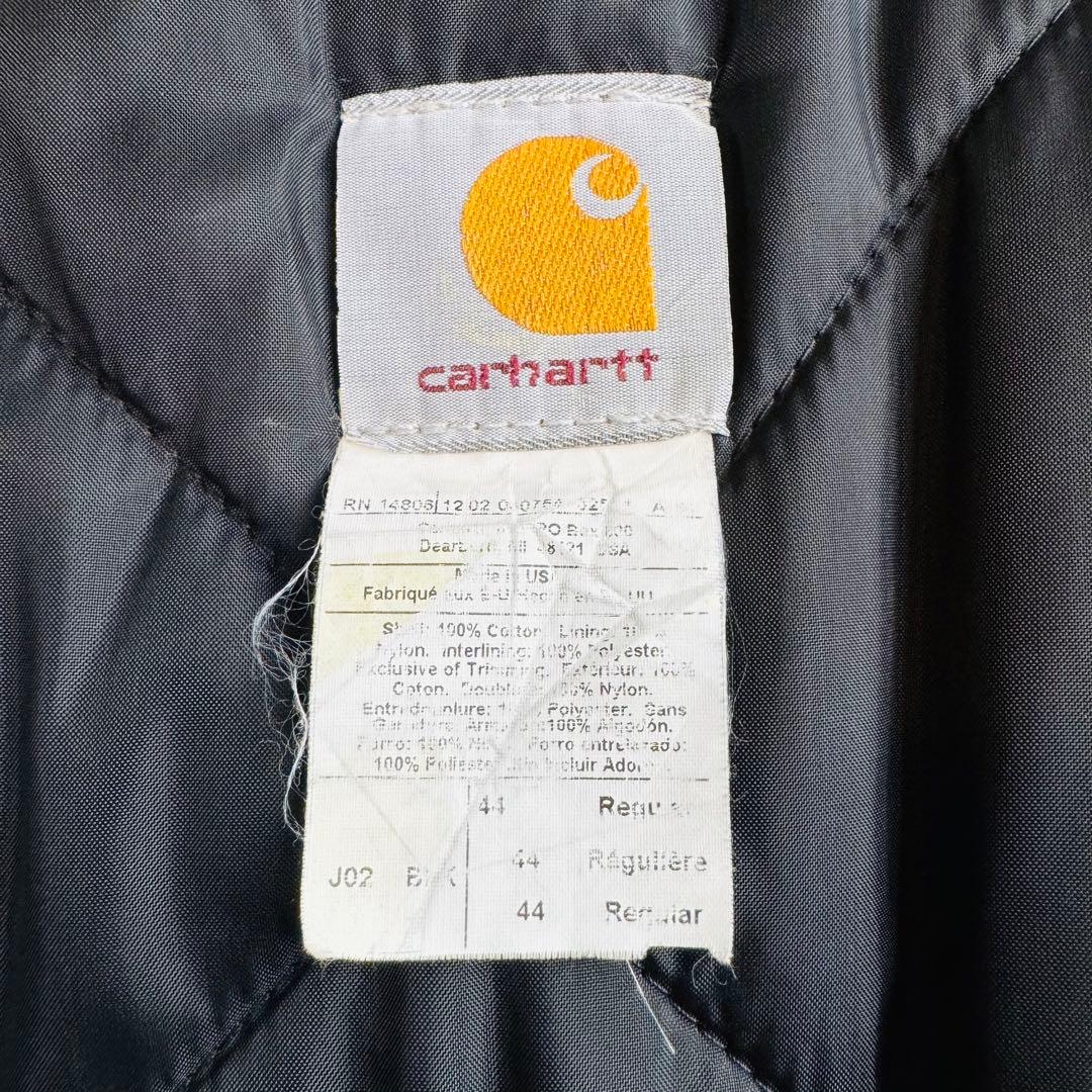 【USA製】Carhartt トラディショナルジャケット J02 企業ロゴ 44
