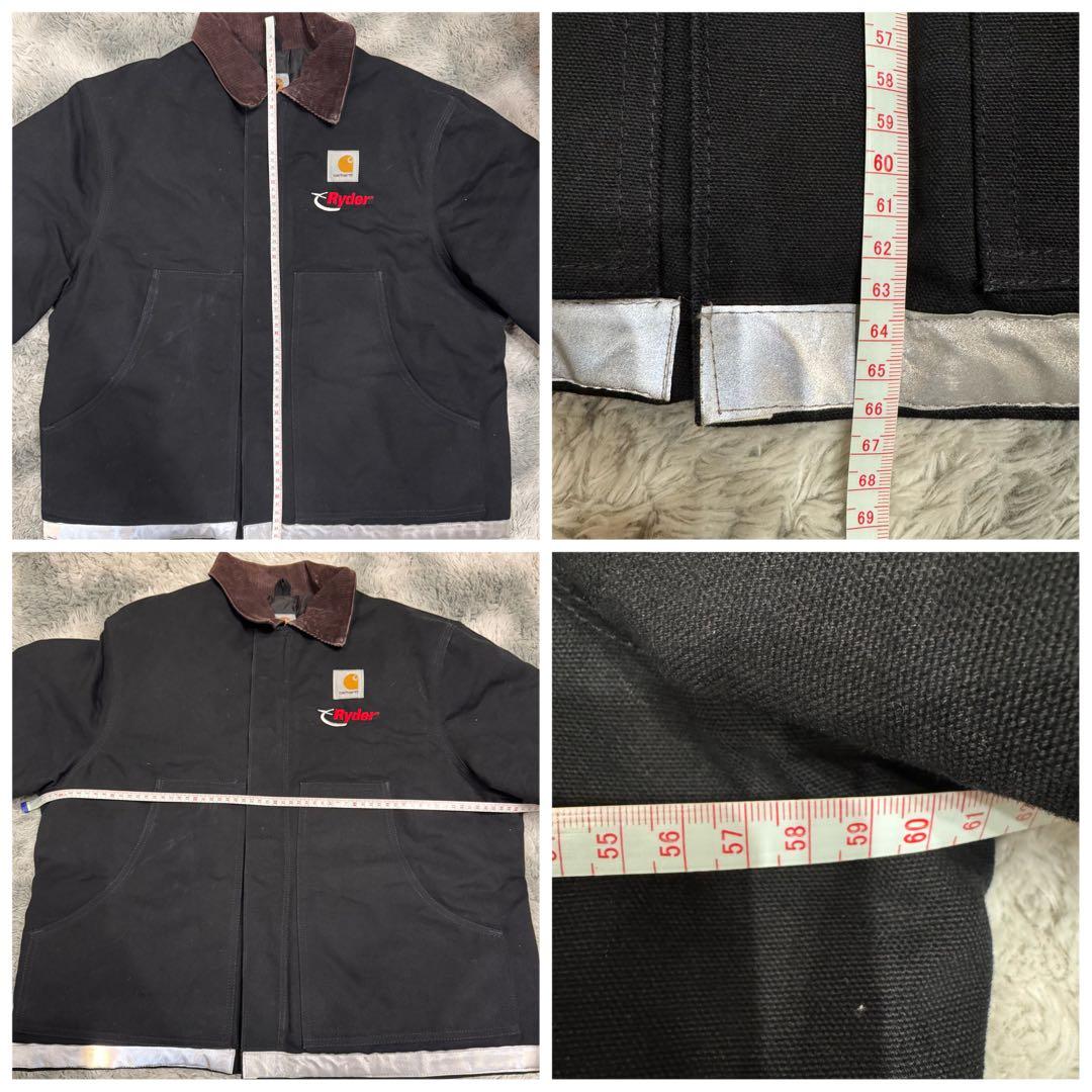【USA製】Carhartt トラディショナルジャケット J02 企業ロゴ 44