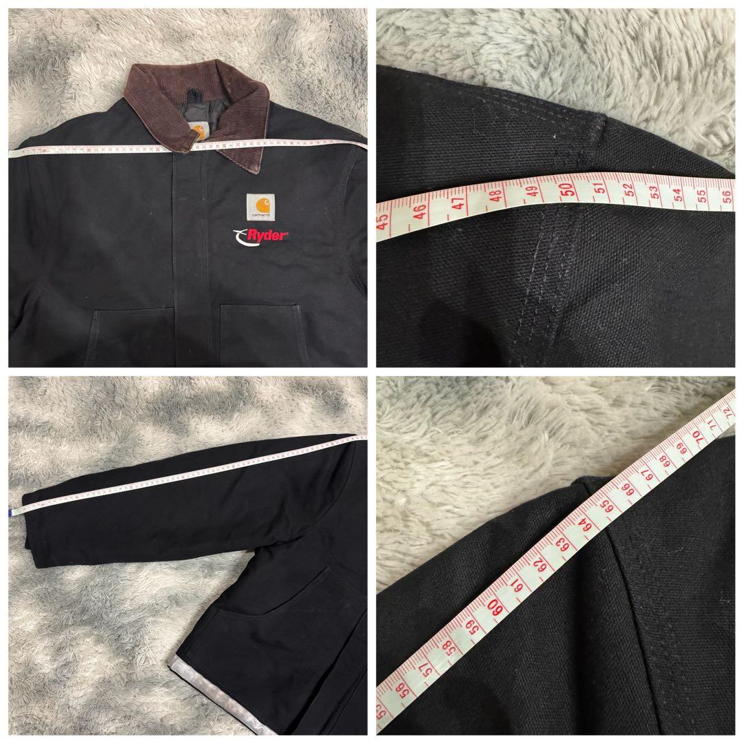 【USA製】Carhartt トラディショナルジャケット J02 企業ロゴ 44