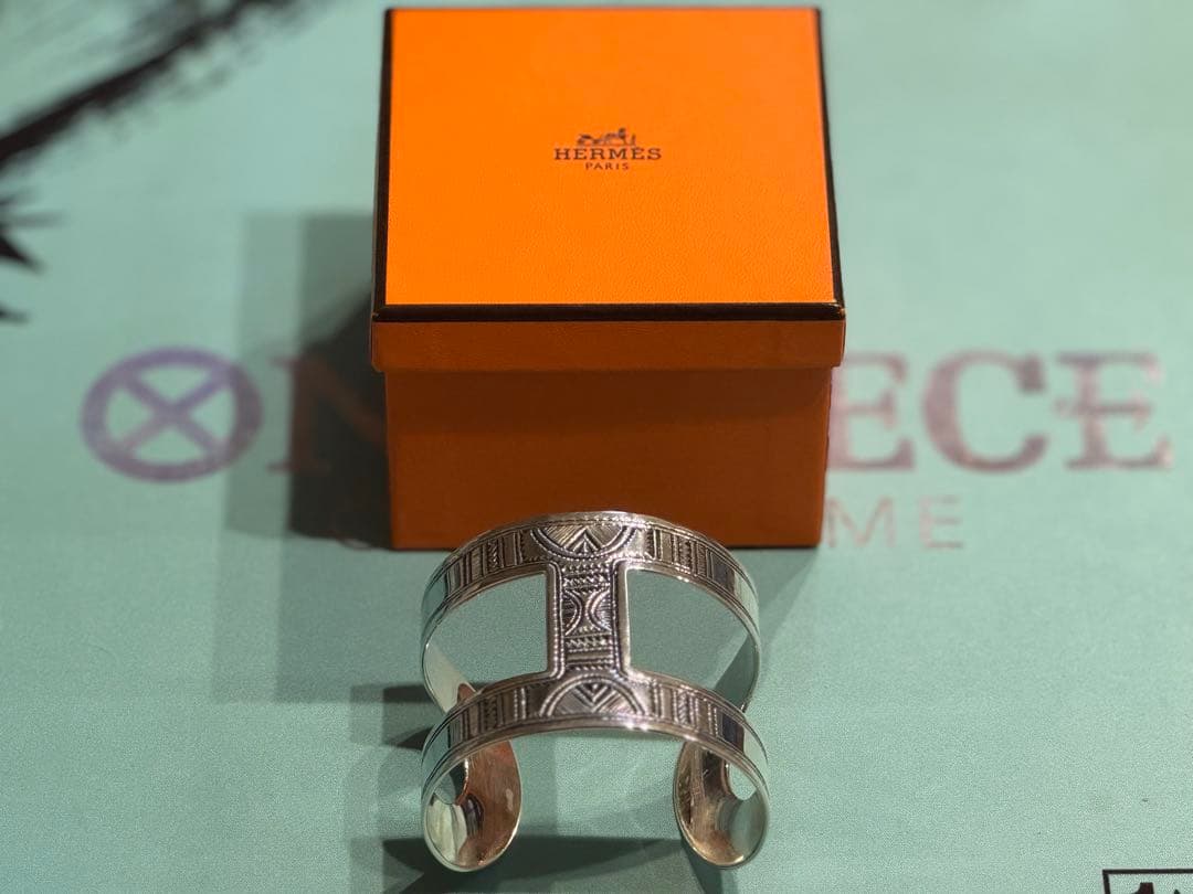 HERMES エルメス アノーブレスレット トゥアレグ GM バングル