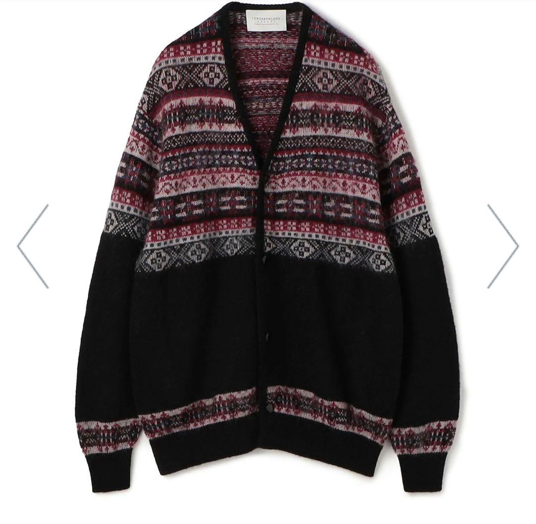 TOMORROWLAND フェアアイルジャガード カーディガン