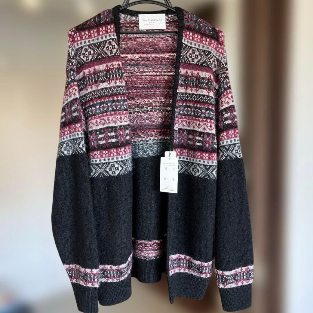 TOMORROWLAND フェアアイルジャガード カーディガン