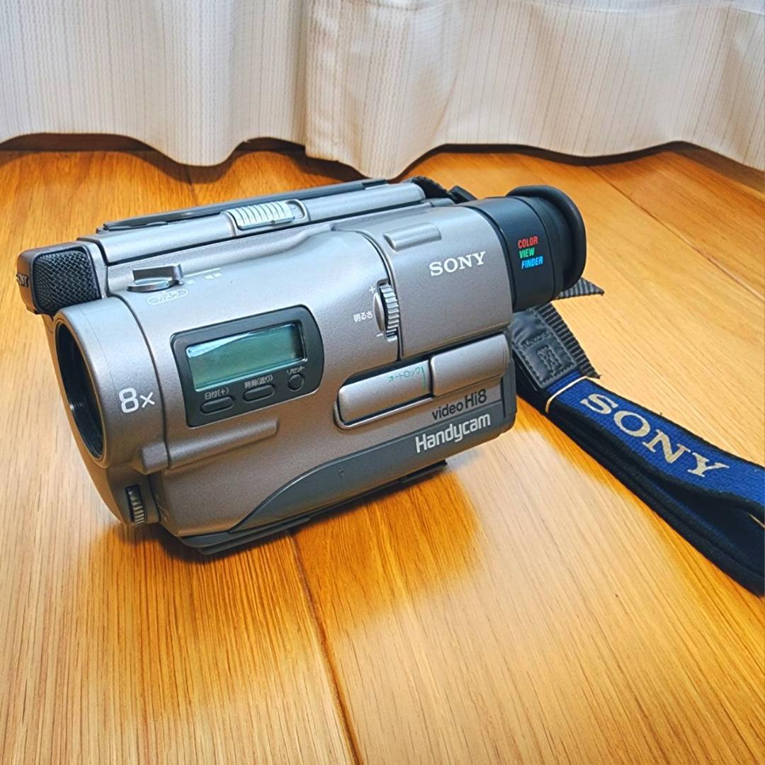 【動作確認済】SONY 高画質 Hi8 ビデオカメラ ステーション セット