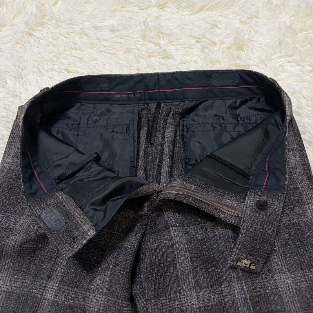 極美品✨HILTON Marzotto社製 グレンチェック super110's