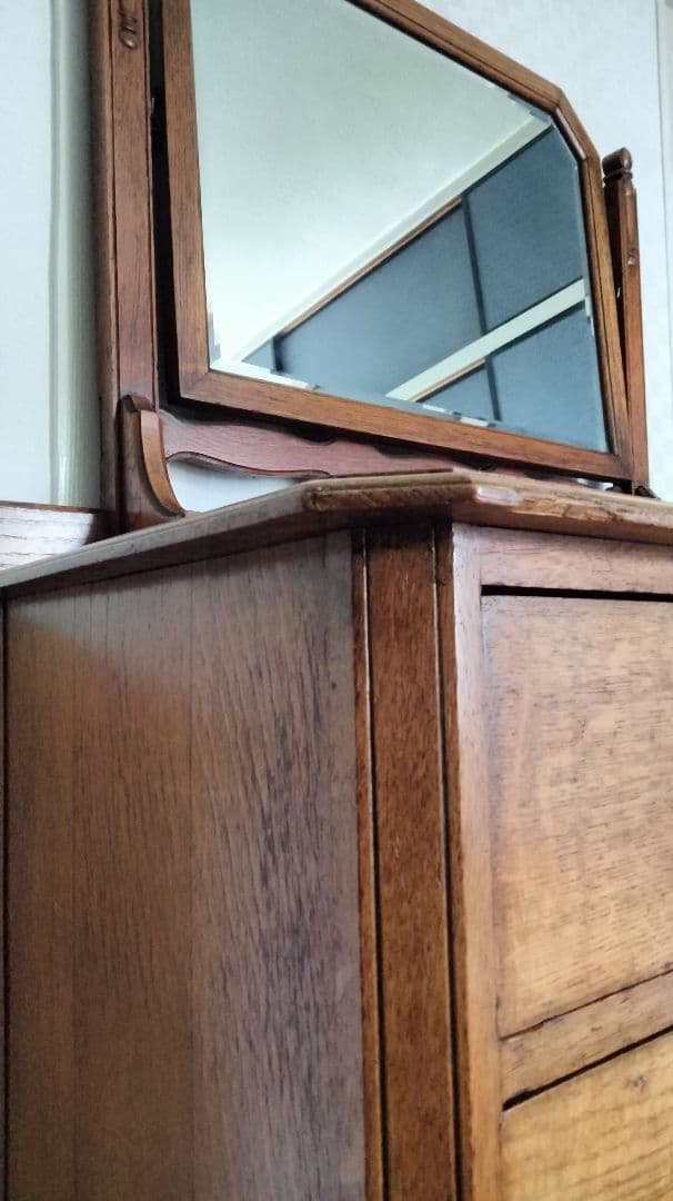 英国 ヴィンテージ ミラー付 チェスト イギリス