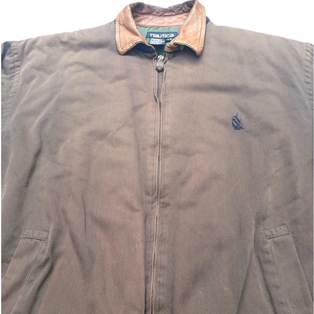 ジャケット・アウター 1990s NAUTICA brown bomber jacket