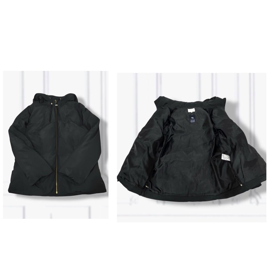 新品⭐️【grove】撥水・ステッチレスミドルダウン ジャケット コート ブラック