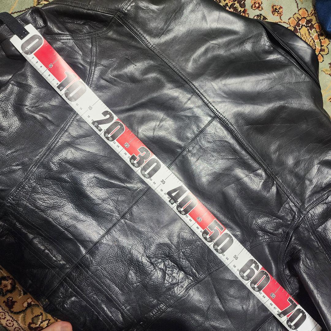 オーバーサイズ　レザージャケット　　XL相当