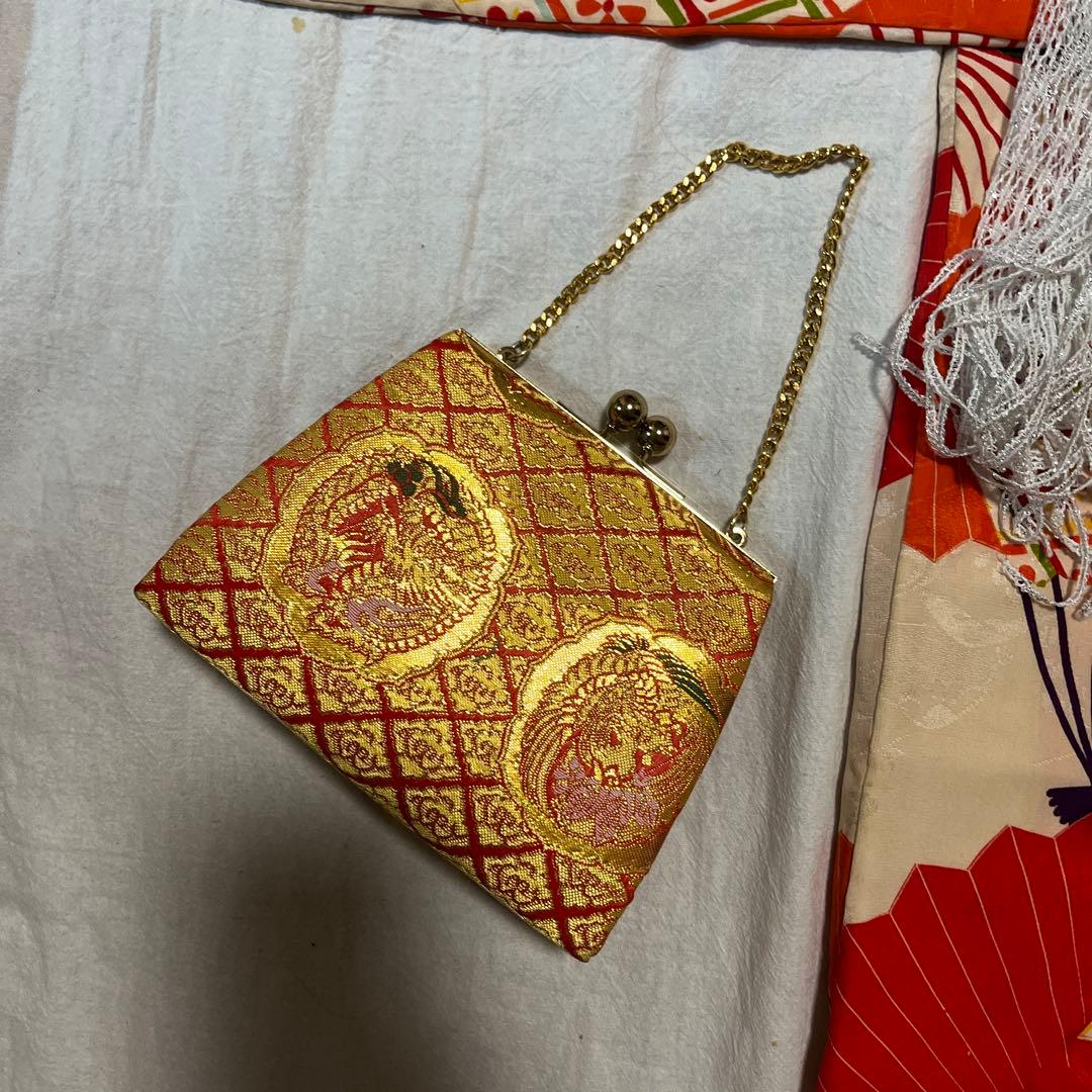 七五三　7歳　ハーフ成人式　正絹　アンティーク