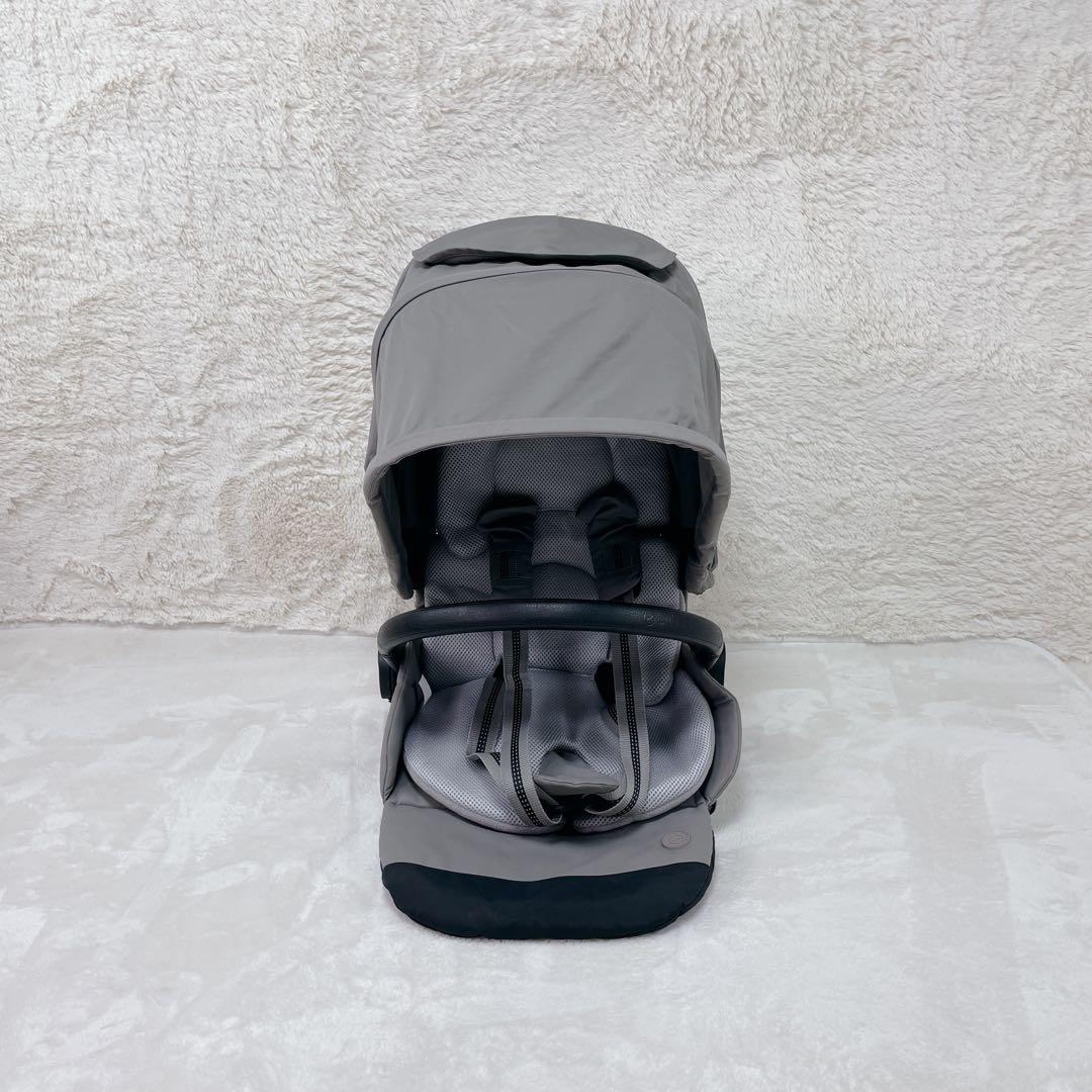 軽量✨ cybex　merio　メッシュ 高級ベビーカー　レザー ハンドルカバー