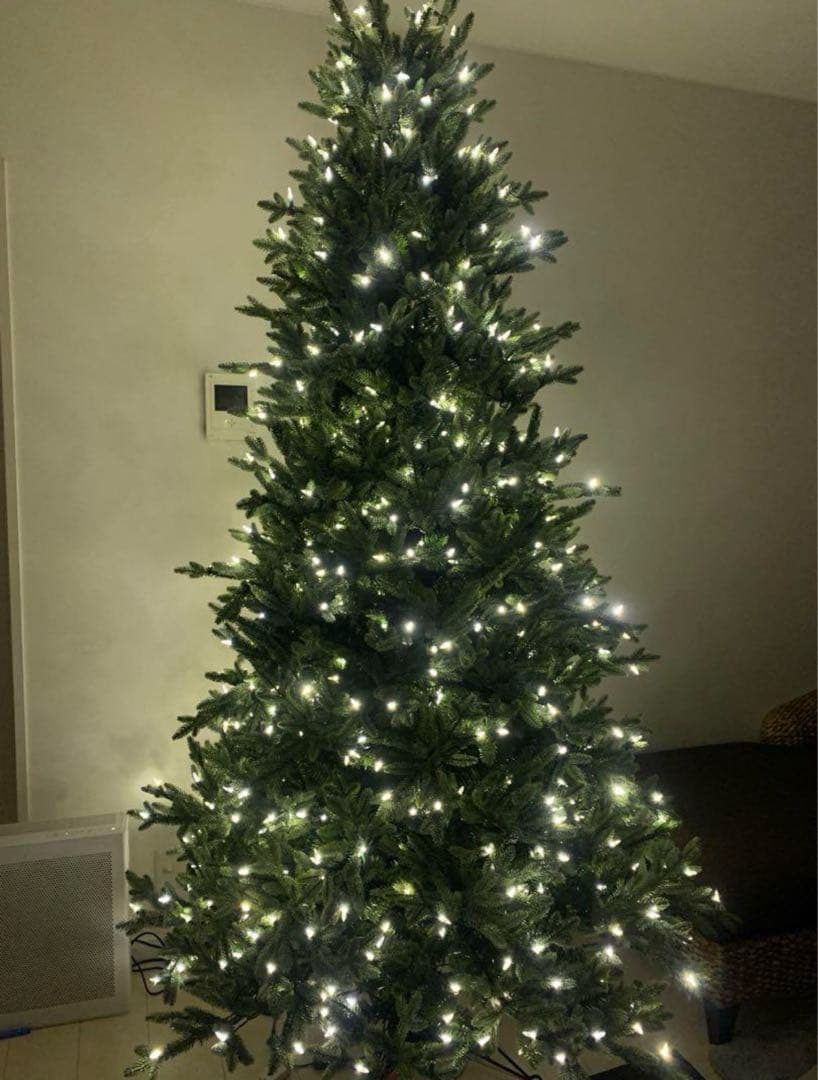 コストコ　クリスマスツリー　228㎝　電飾付き