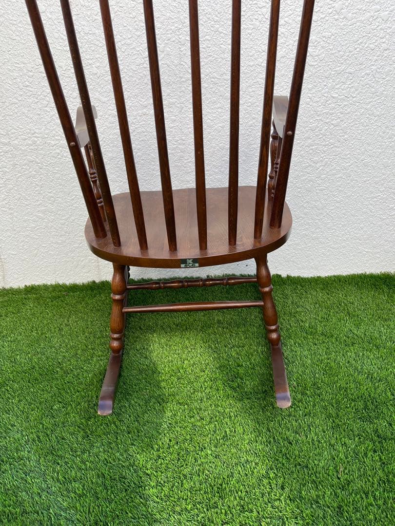 柏木工 （カシワ）ロッキングチェア キズ スレありますが艶と味あります