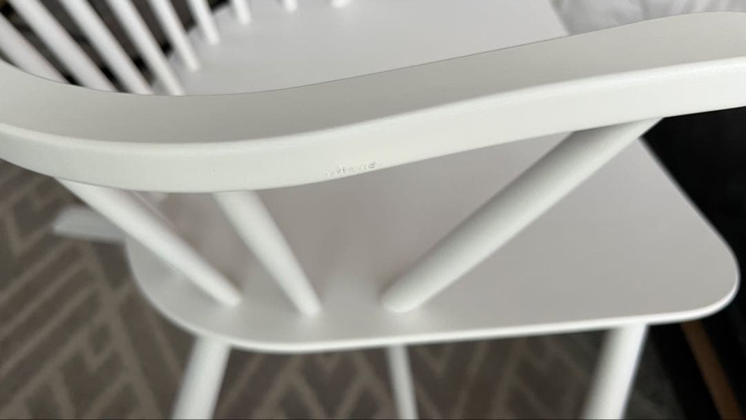 【美品】FDBモブラー ロッキングチェア J52G ホワイト