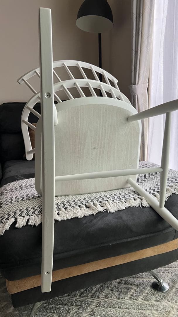 【美品】FDBモブラー ロッキングチェア J52G ホワイト