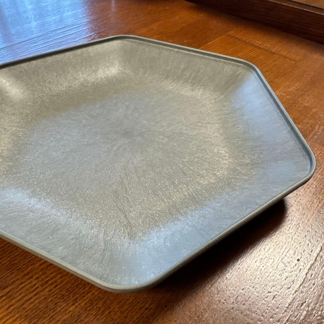 未使用　ARAS平皿ロッカク大　六角形 4枚セット