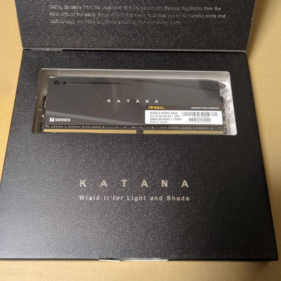 ANTEC 8GB×2枚　DDR4-3600 AM4U36188G11-7DKR