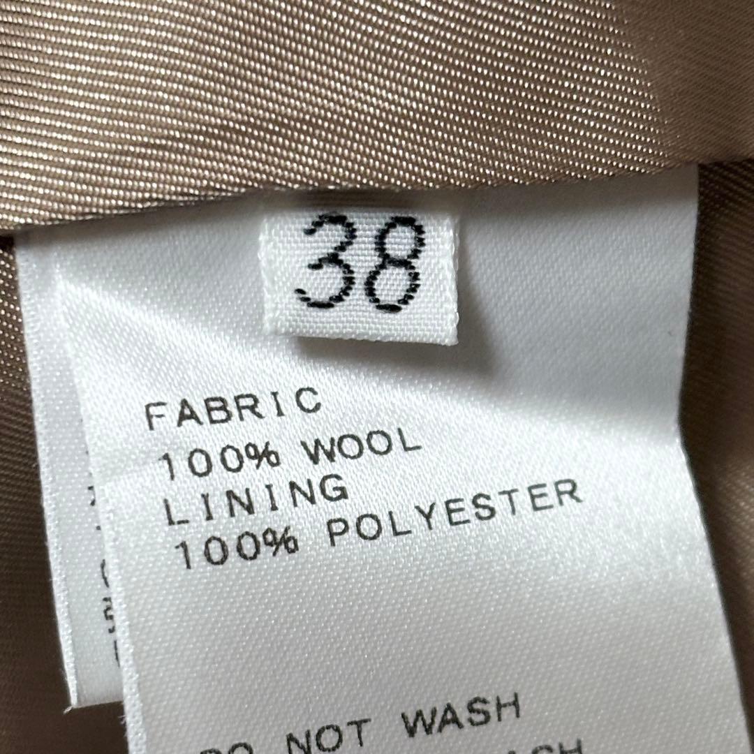 【極美品】ラトータリテ 女優襟 比翼仕立て ウール コート 上品 オフィス