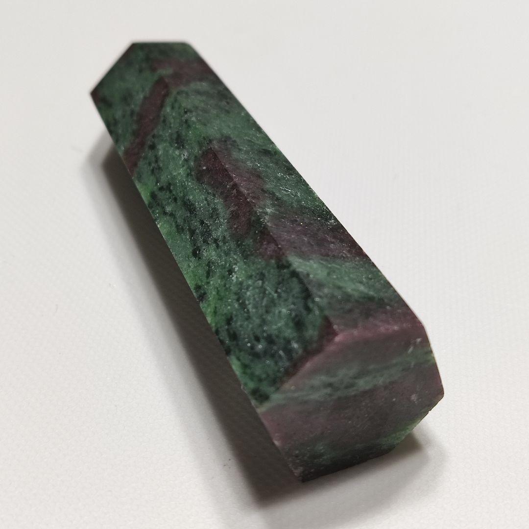 パワーストーン　天然石　ルビーインゾイサイト　ポイント　94g　No.336