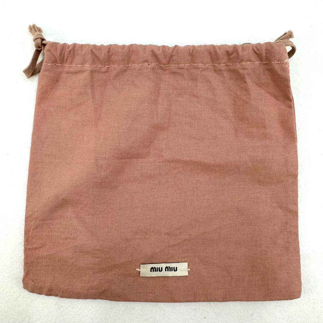 miu miu ミュウミュウ マテラッセ ギャザー 二つ折り財布 ブラック 袋付