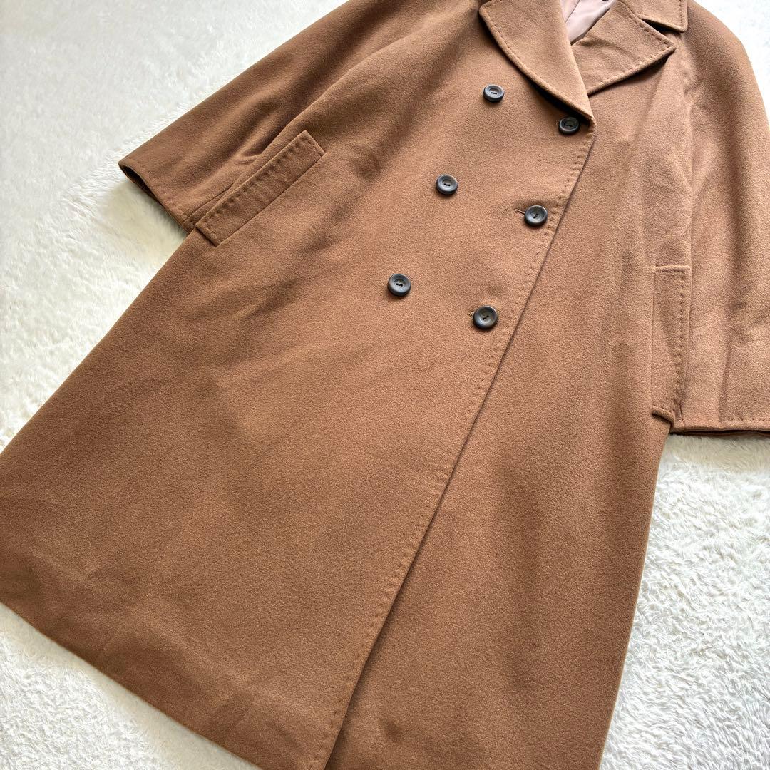 新品未使用 Leilian カシミヤ100% ロングコート キャメルカラー L