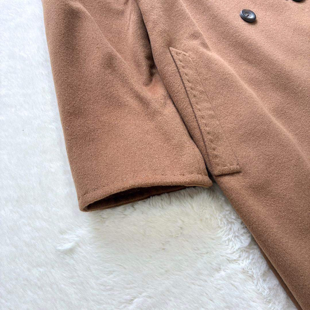 新品未使用 Leilian カシミヤ100% ロングコート キャメルカラー L