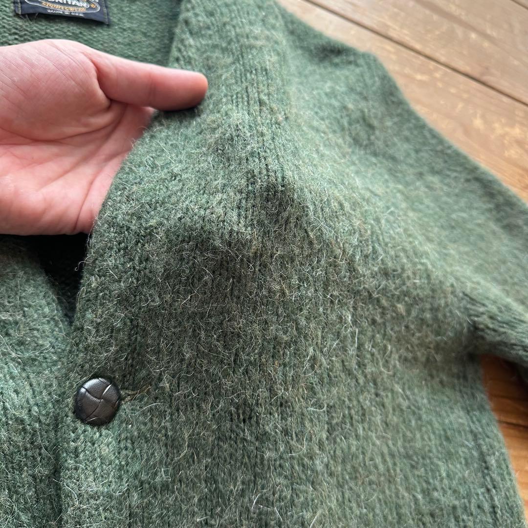 極希少 60s vintage PUIITAN シャギー モヘアカーディガン